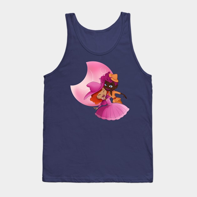 Strawberry Moon Tank Top by candice-allen-art